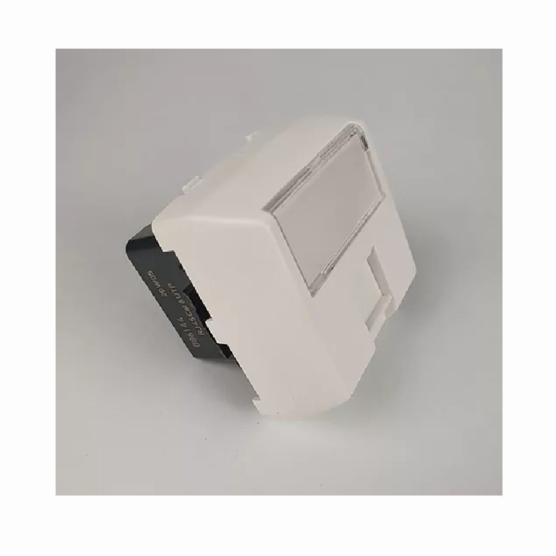 Toma de red RJ-45 categoría 6 blanco componible Legrand Oteo 086144