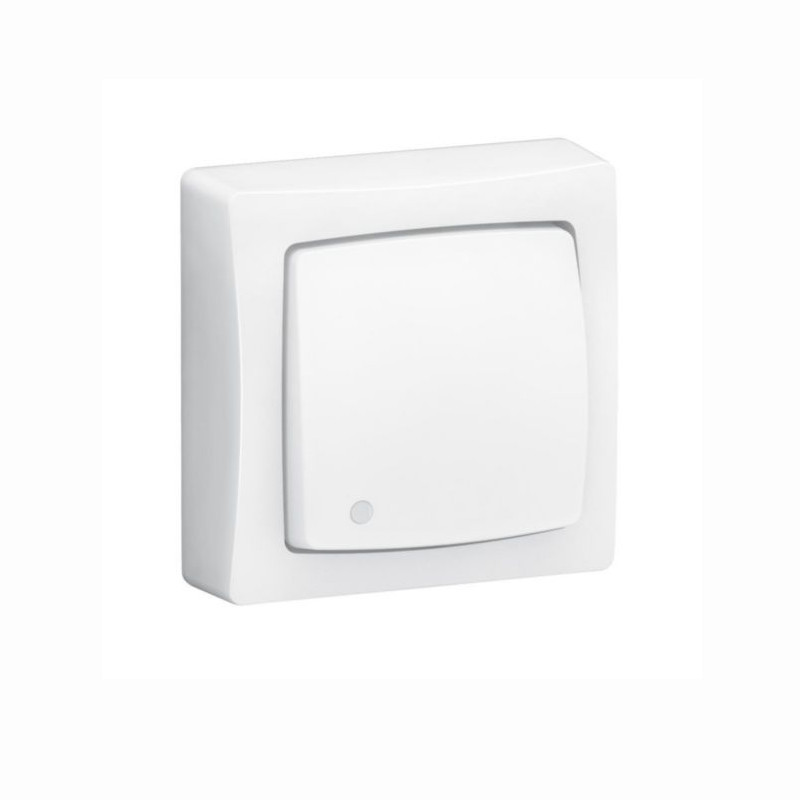 Interruptor/Conmutador/Pulsador con visor monobloc Legrand Oteo 086017L