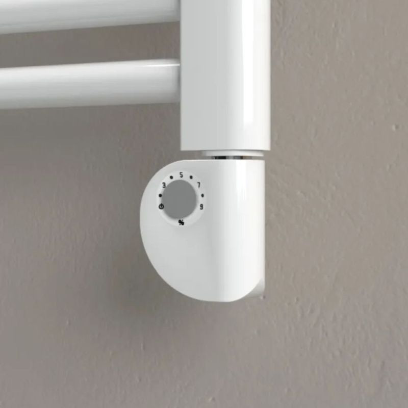 Secatoallas Eléctrico ELBA SRT 770mm x 500 mm Bajo Consumo de Rointe en blanco en detalle Secatoallas Eléctrico ELBA SRT 770mm x 500 mm Bajo Consumo de Rointe en blanco en detalle