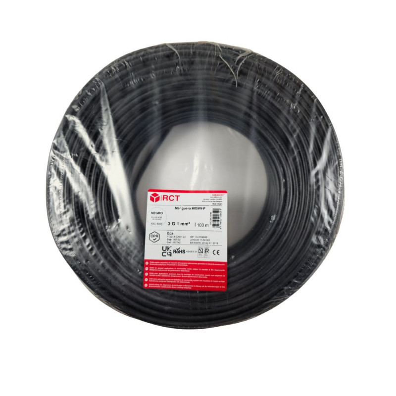 Manguera eléctrica H05VV-F 3 x 1 mm²