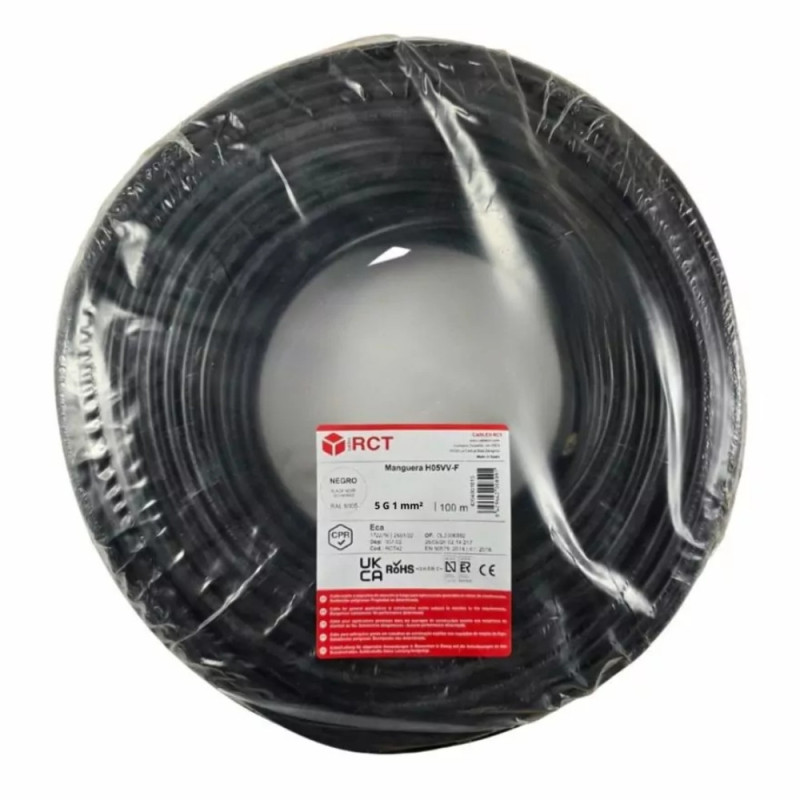 Manguera eléctrica H05VV-F 5 x 1 mm²