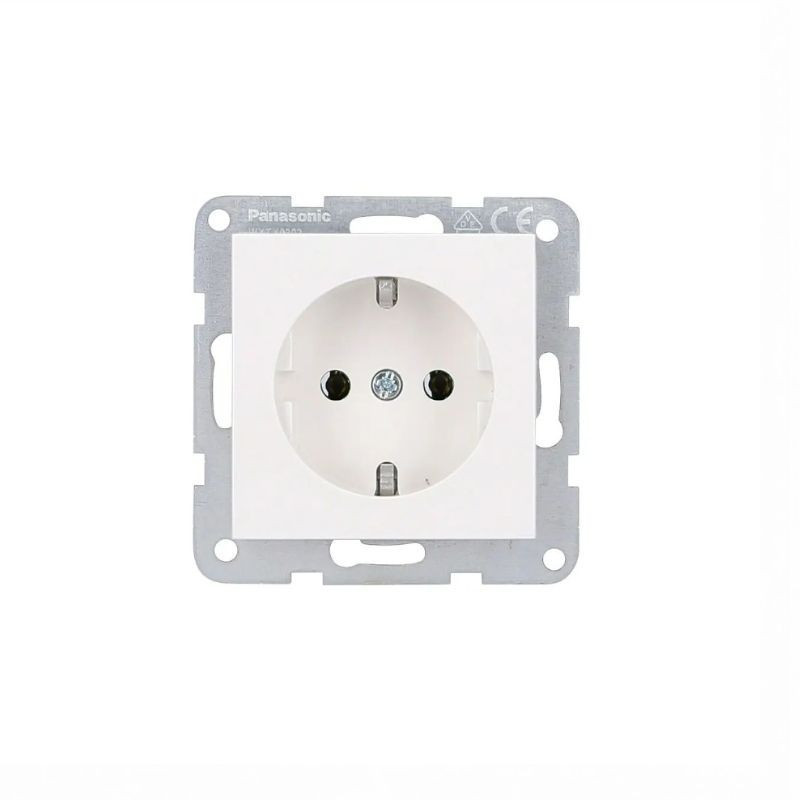 Base de enchufe schucko con tecla Panasonic Karre Plus 55