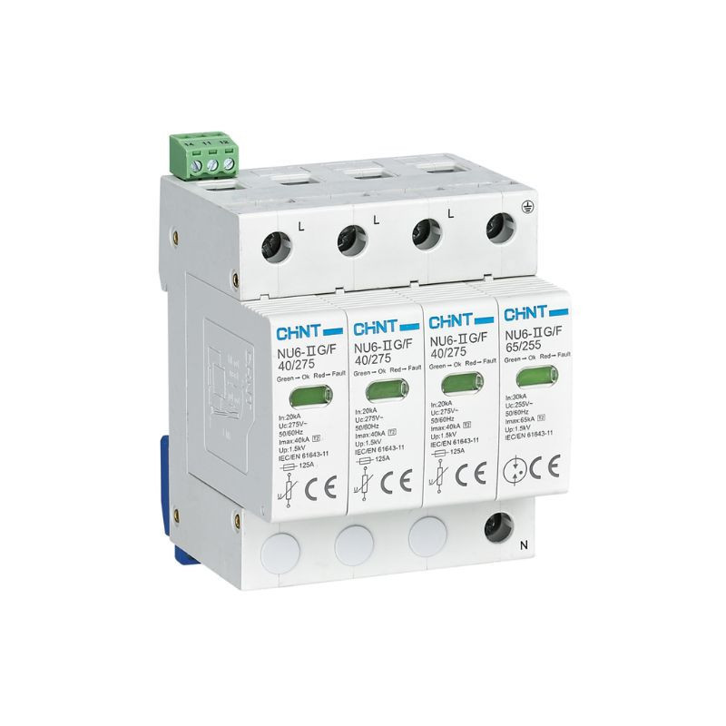 Protector Sobretensiones Transitorias 3P+N de Chint