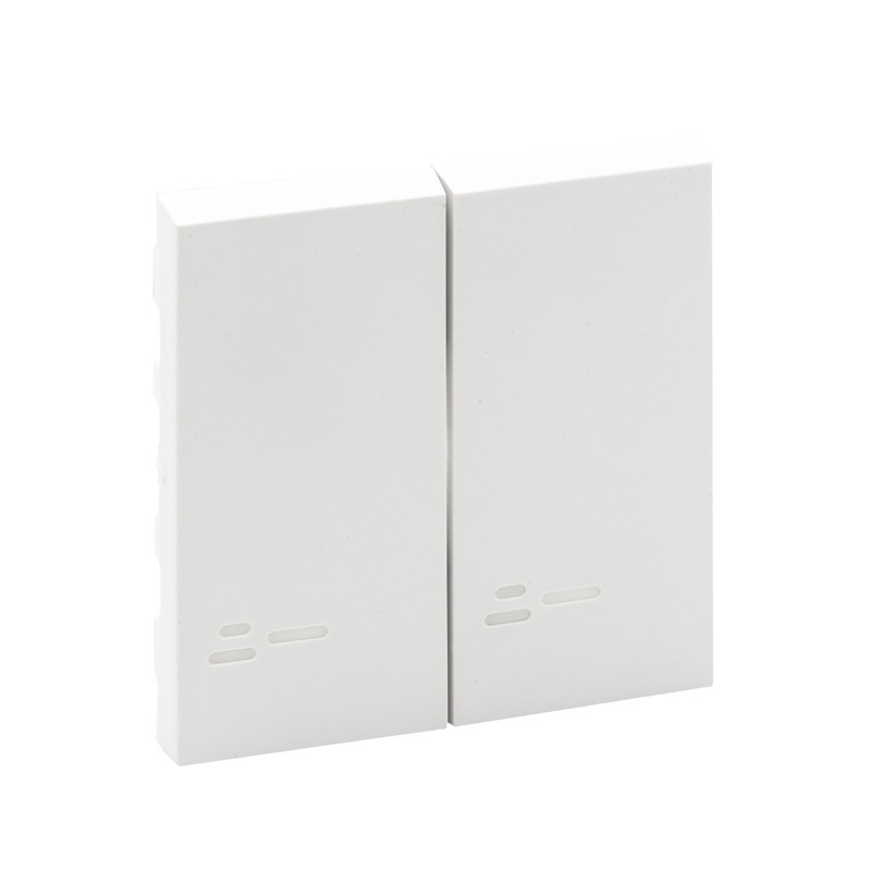 Teclas doble pulsador con visor para interruptor y conmutador Legrand Niloé Step