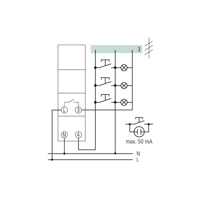 Minutero de escalera Theben modelo ELPA 87 Ref: 0870002